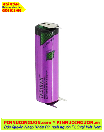 Tadiran SL-560 (chân thép 3 chấu hàn); Pin nuôi nguồn Tadiran SL-560 lithium 3.6V AA 1800mAh chính hãng